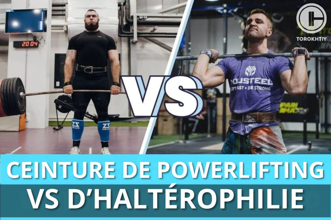 Ceinture de force vs ceinture d’haltérophilie : quelle différence?