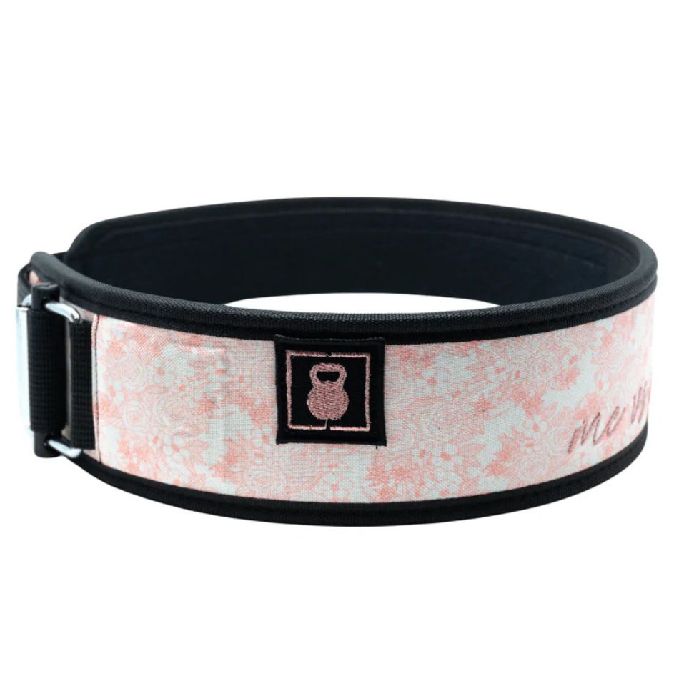 Cinturón de Levantamiento de Pesas de Mármol Blanco Pequeño 2POOD de 3 Pulgadas