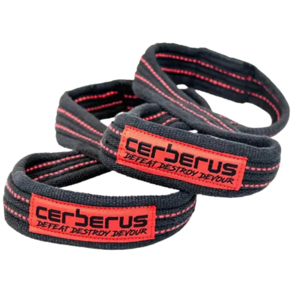 CERBERUS Cinghie per Sollevamento Pesi Figura 8 Elite