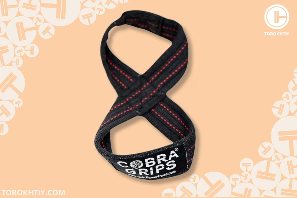 COBRA GRIPS Deadlift Straps Figure 8