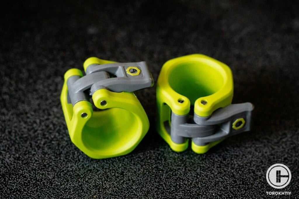Collare per Bilanciere Olimpico Lock-Jaw HEX in use