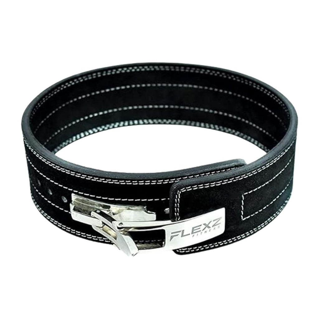 FlexzFitness Cinturón De Cuero De Palanca