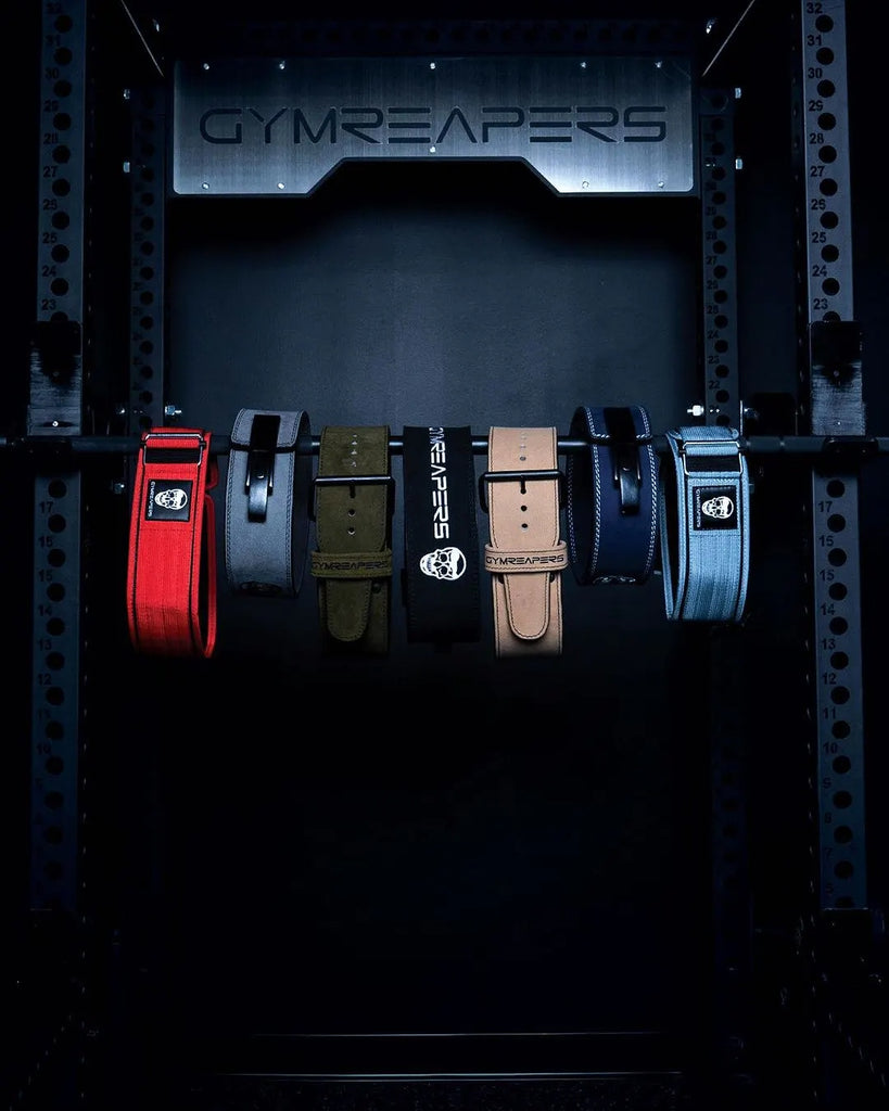 GYMREAPERS 13MM LEVER BELT in use