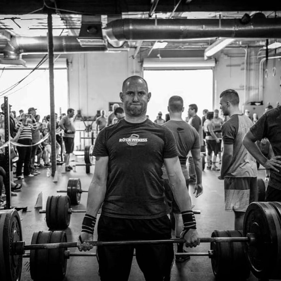 Muñequeras Para Gym WOD Nation in use