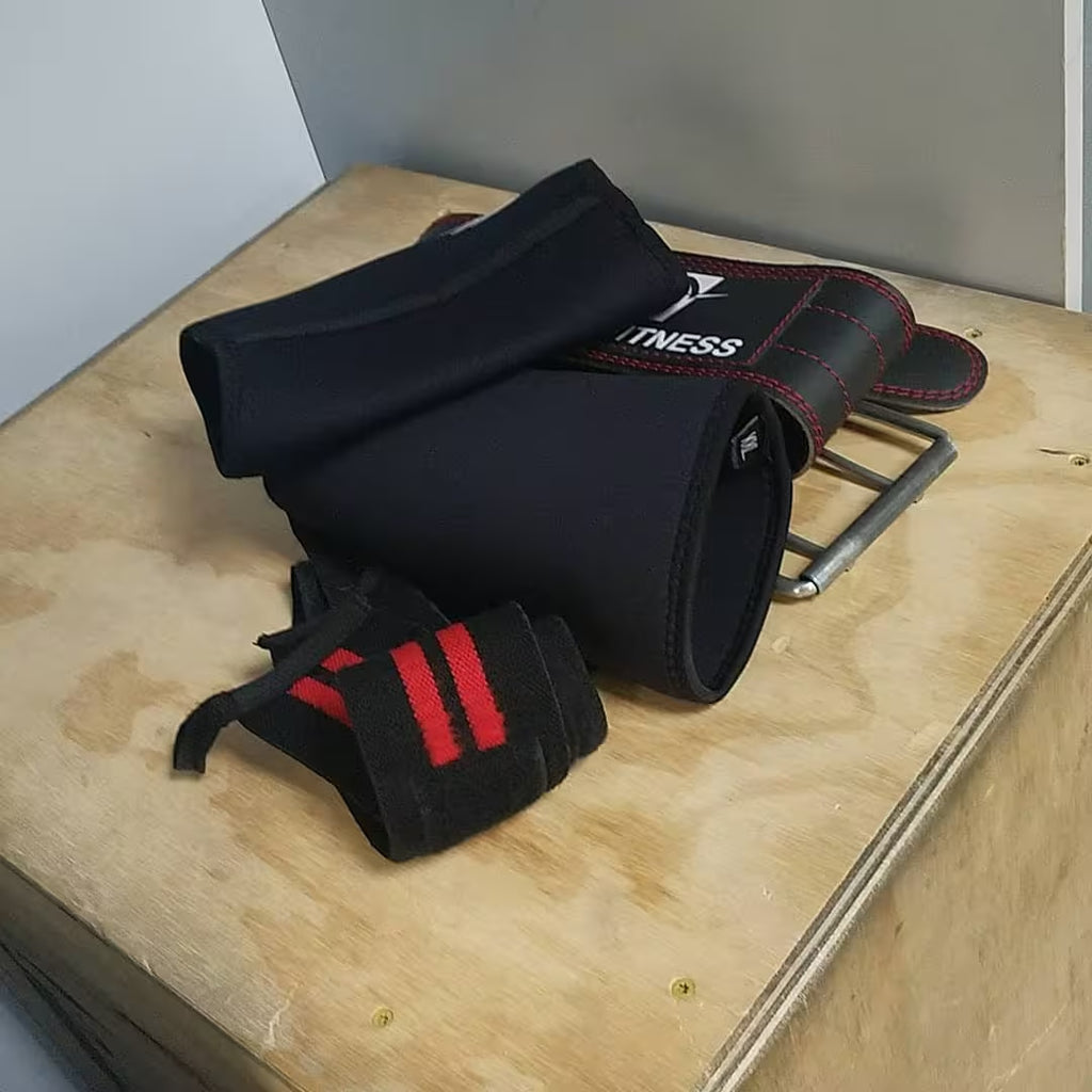 ProFitness Leather Weight Lifting Belt in use