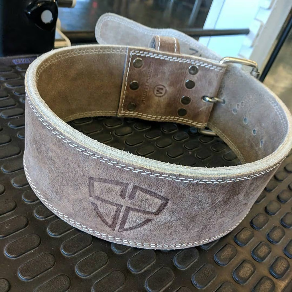 Steel Sweat Weight Lifting Belt in use