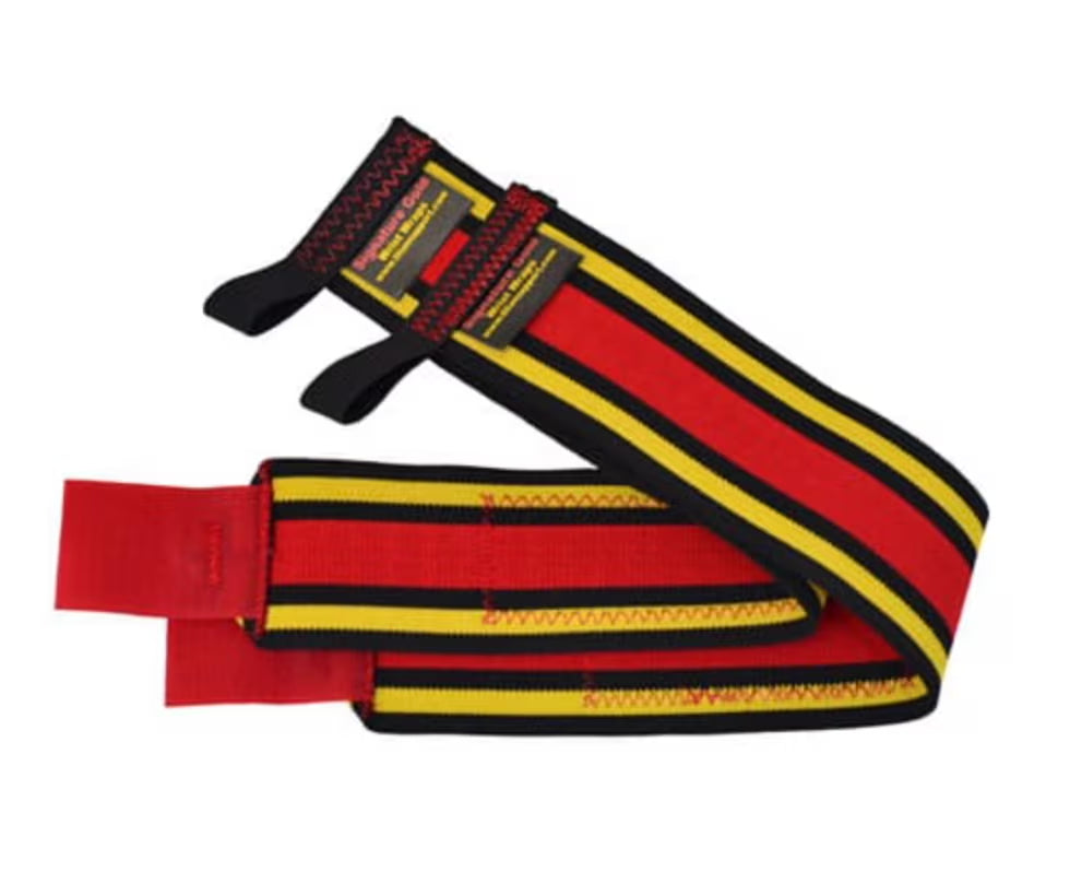 Titan Signature Series Gold Wrist Wraps