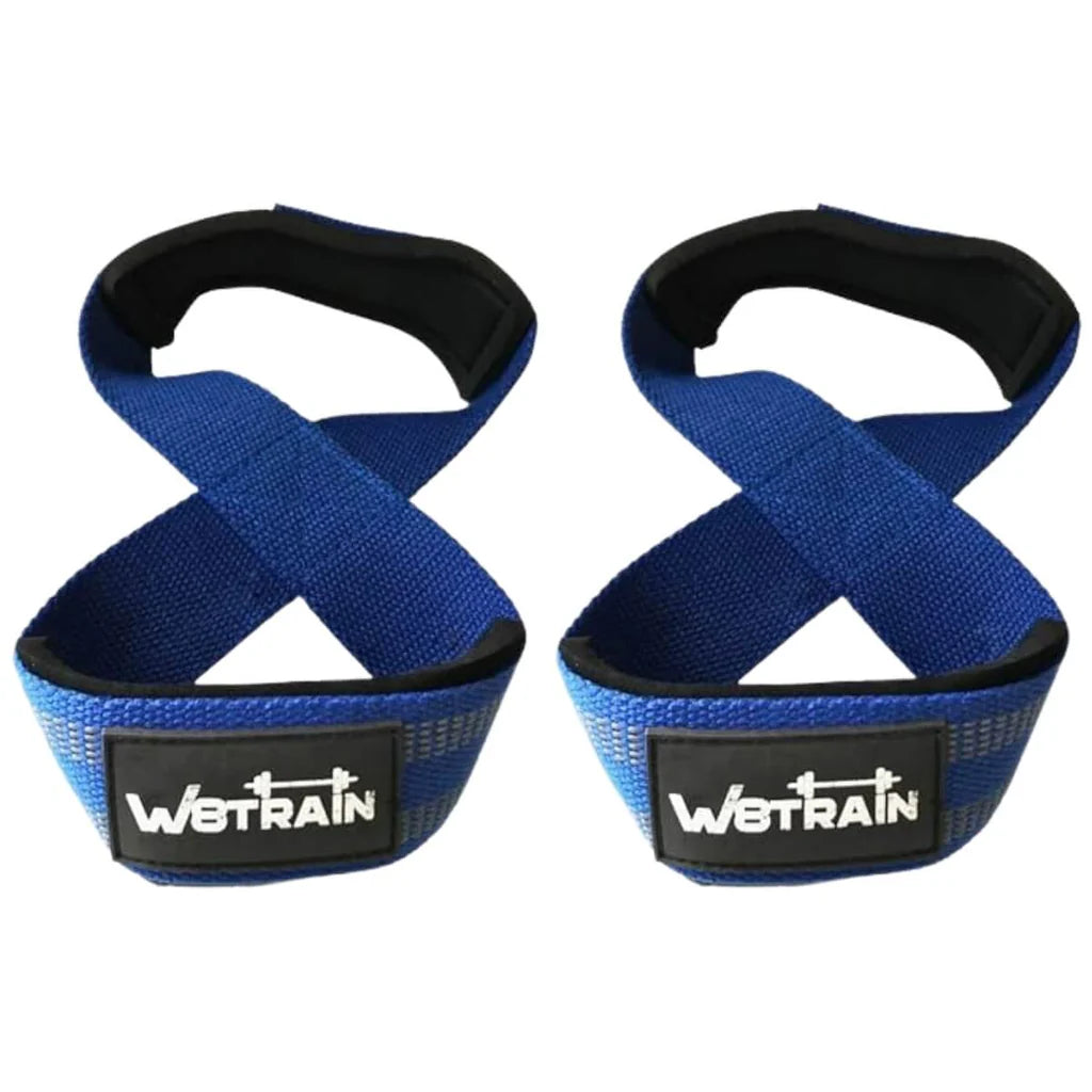 W8TRAIN Cinghie per Sollevamento Pesi Figura 8 Imbottite