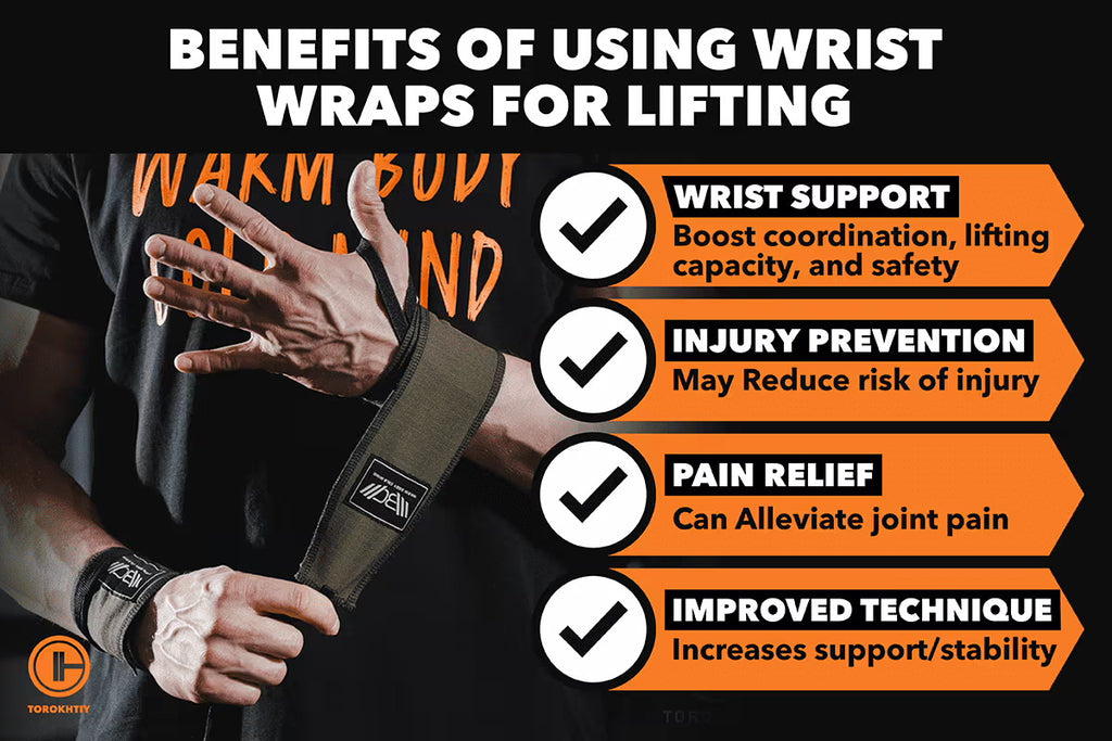 Benefits of using wrist wraps
