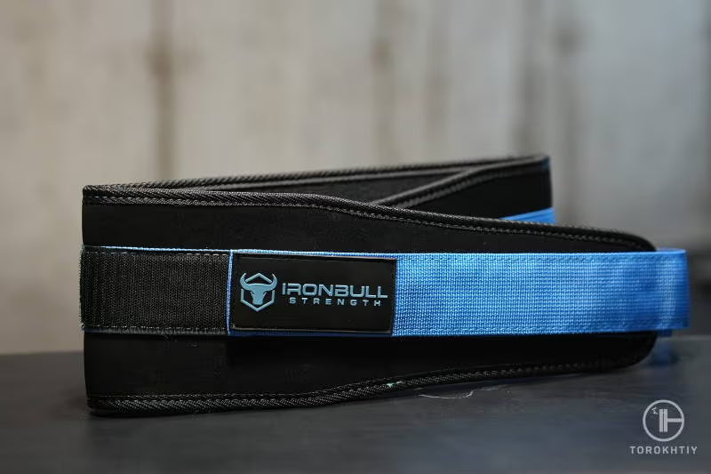 Iron Bull Weight Lifting Belt in use