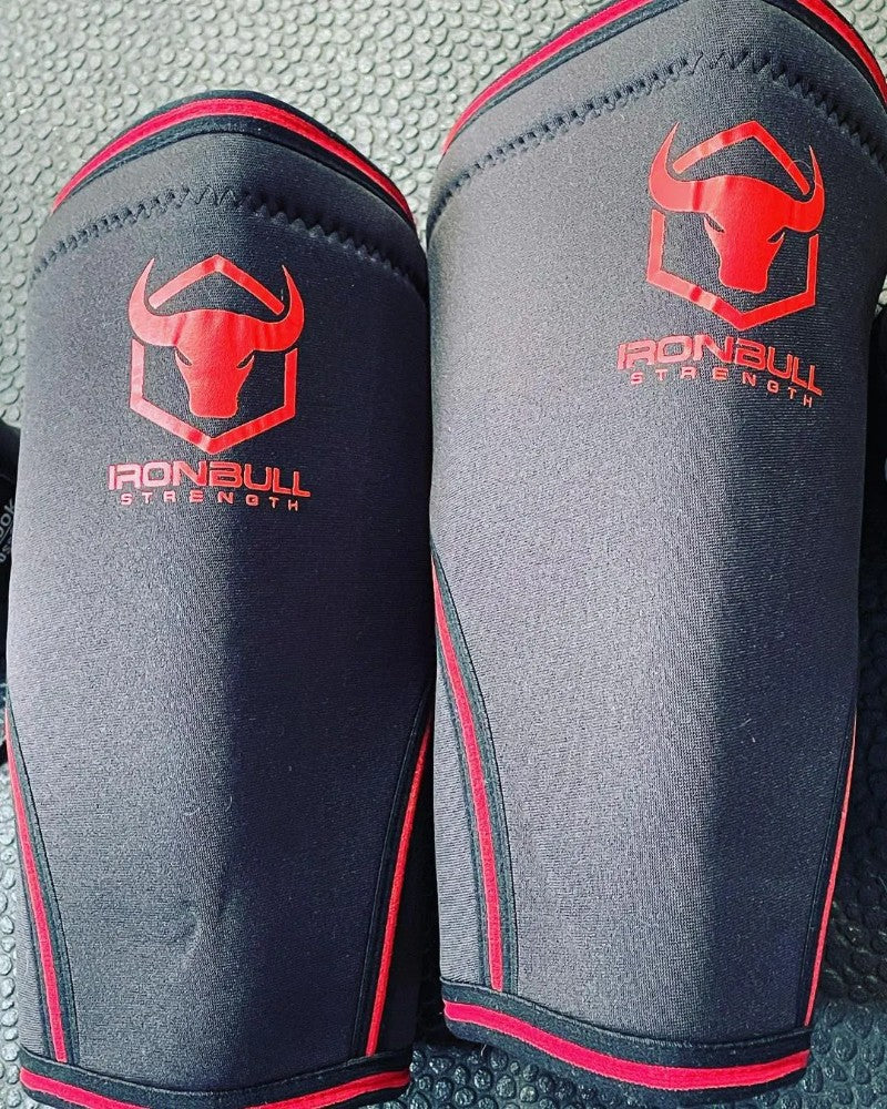 IronBull Knee Sleeves for Squatting in use