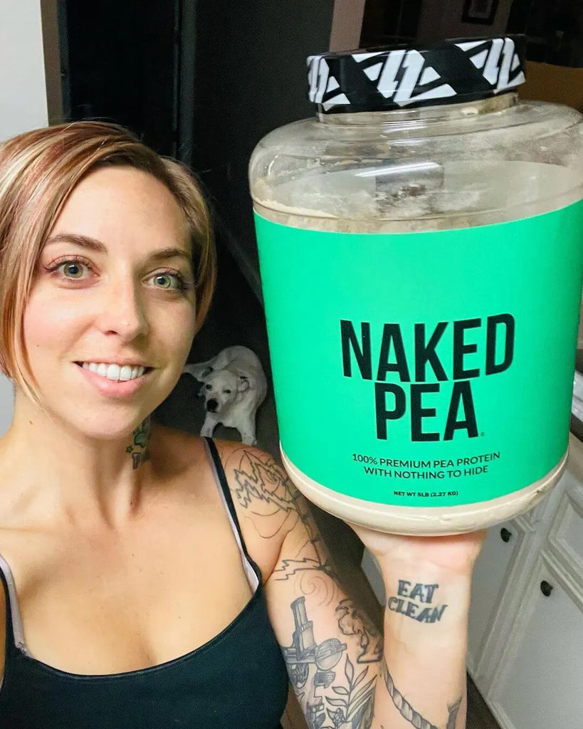 Naked Pea Protein in use