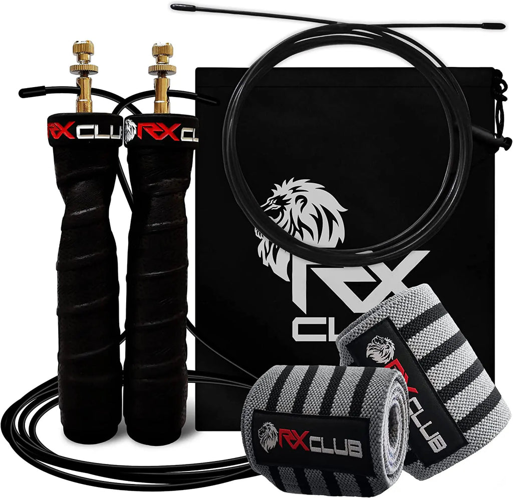 The Rx Club Adjustable Speed Jump Rope Set