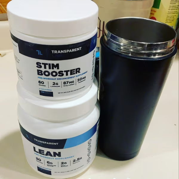 Transparent Labs STIM-BOOSTER in use