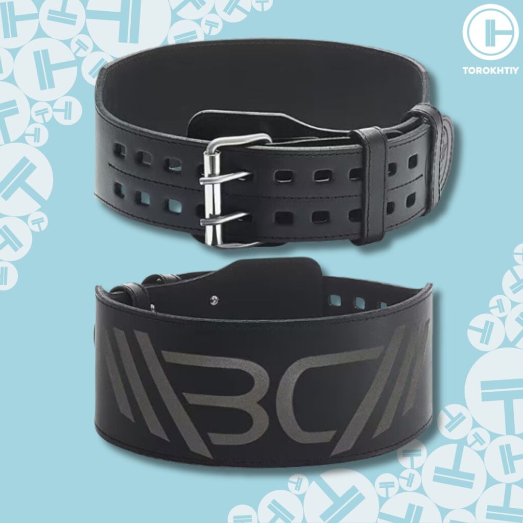 WARM BODY COLD MIND Leather Weight Lifting Belt