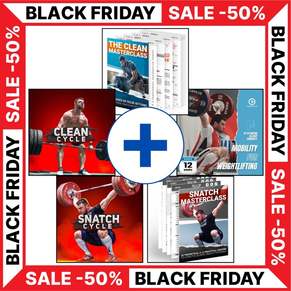 2 MASTERCLASSES + 2 CYCLES + MOBILITY FOR WEIGHTLIFTING