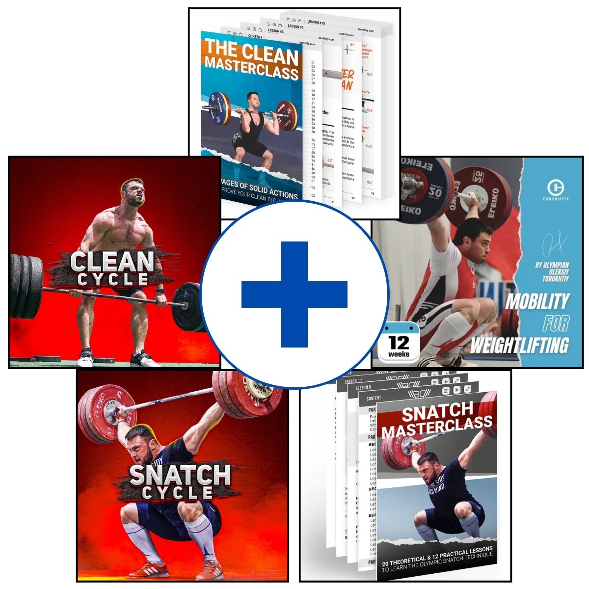 BUNDLE: 2 MASTERCLASSES + 2 CYCLES + MOBILITY FOR WEIGHTLIFTING - (Torokhtiy Weightlifting)