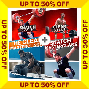 2 MASTERCLASSES + 2 CYCLES - SALE UP TO 50% OFF (Torokhtiy Weightlifting)