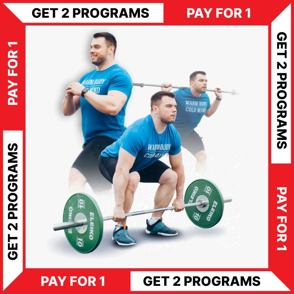 BACK TO GYM PROGRAM - BUY 1 - GET 1 FREE (Torokhtiy Weightlifting)