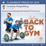 BACK TO GYM PROGRAM - FLASHBACK PRICES (Torokhtiy Weightlifting)