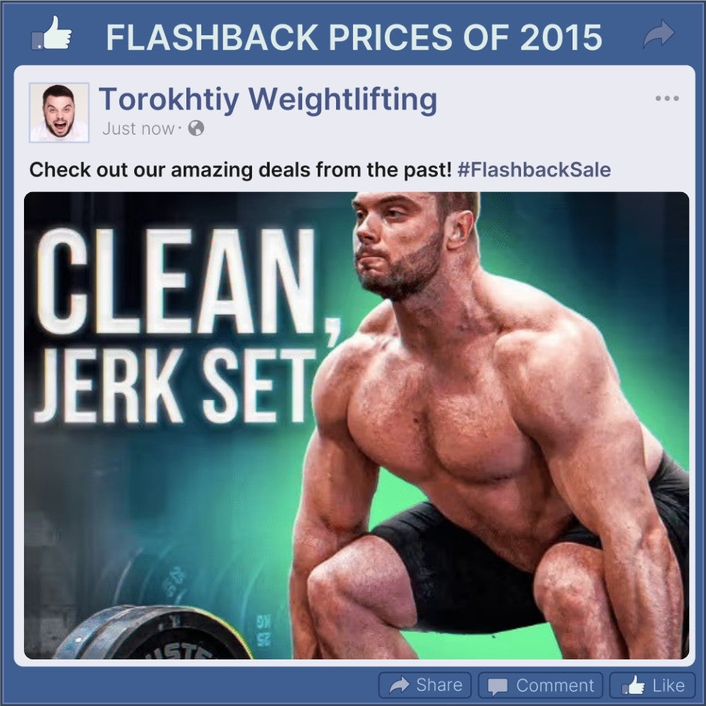 CLEAN & JERK SET - FLASHBACK PRICES (Torokhtiy Weightlifting)
