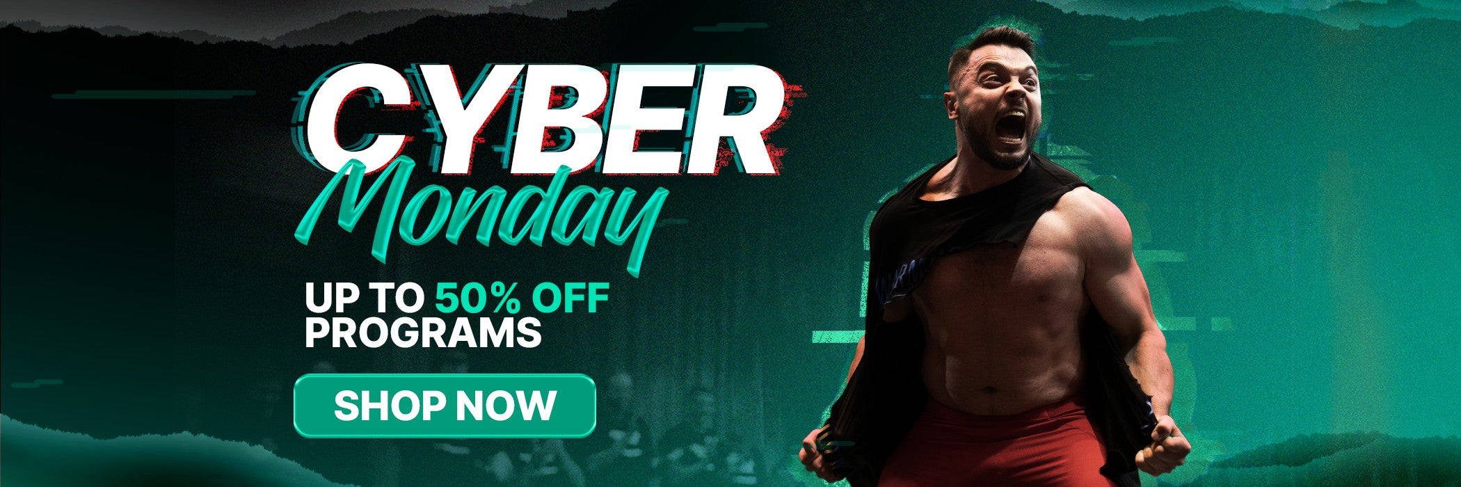 Promotional banner for Cyber Monday (Torokhtiy Weightlifting)