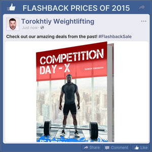 COMPETITION DAY-X PROGRAM - FLASHBACK PRICES (Torokhtiy Weightlifting)