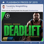 DEADLIFT STRENGTH PROGRAM - FLASHBACK PRICES (Torokhtiy Weightlifting)