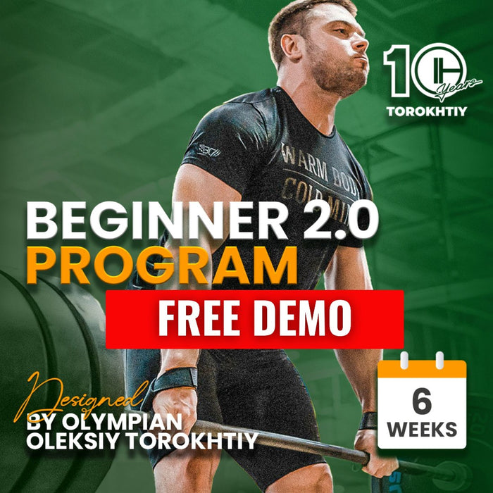 Beginner 2.0 Olympic Weightlifting Program