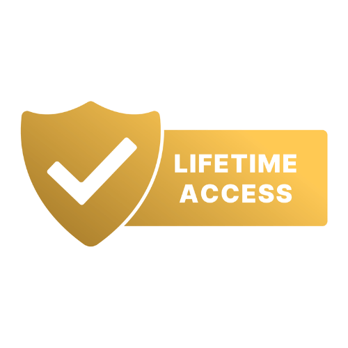 Gold shield icon with a white checkmark and 'Lifeline Access' text on a white background (Torokhtiy Weightlifting)