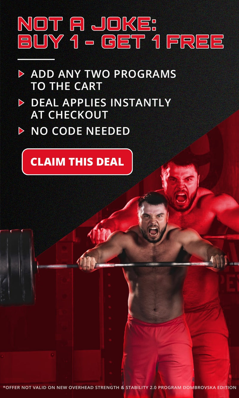 NOT A JOKE SALE - BUY 1 = GET 1 FREE BANNER DESKTOP (Torokhtiy Weightlifting)
