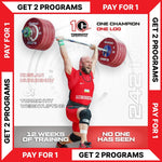 NURUDINOV PROGRAM - BUY 1 - GET 1 FREE (Torokhtiy Weightlifting)