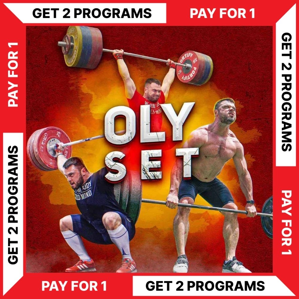 OLY SET - BUY 1 - GET 1 FREE (Torokhtiy Weightlifting)