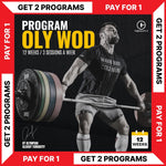 OLY WOD PROGRAM - BUY 1 - GET 1 FREE (Torokhtiy Weightlifting)