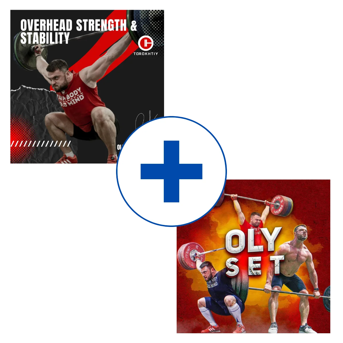 Cover of Overhead and Oly Set olympic weightlifting programs by Oleksiy Torokhtiy