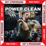 POWER CLEAN PROGRAM - BUY 1 - GET 1 FREE (Torokhtiy Weightlifting)