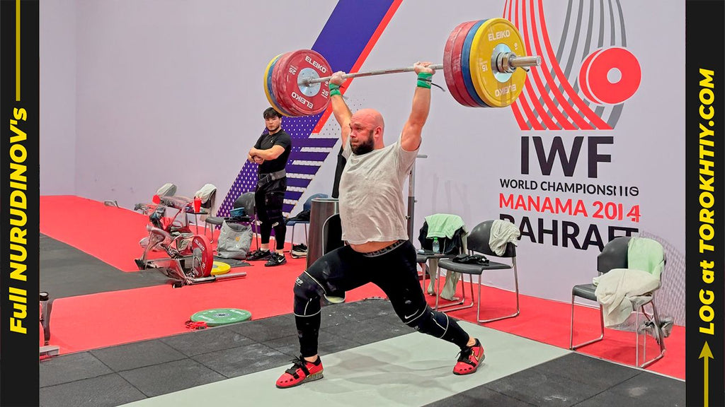 Ruslan Nurudinov Warmup before competition