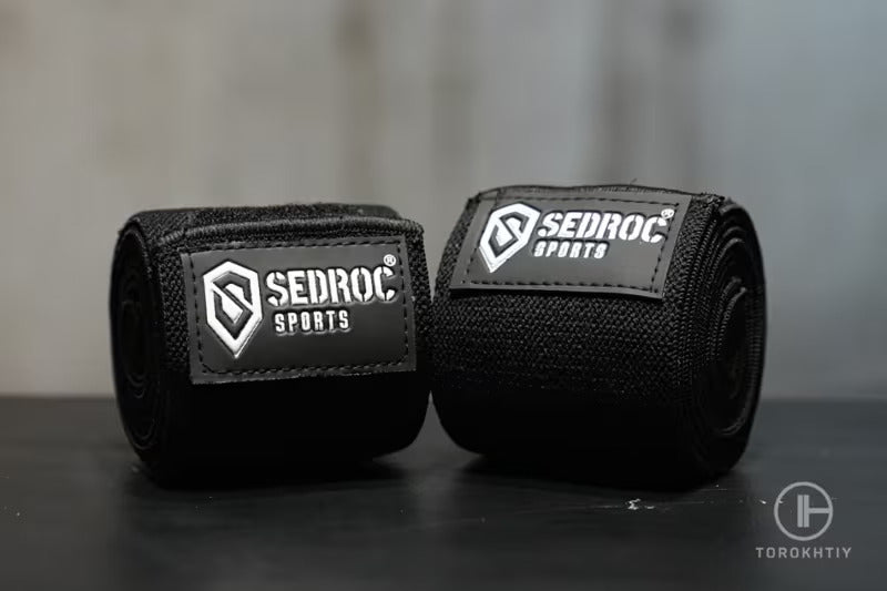 Sedroc Sports Ellenbogenbandage für Kraftsport & Bodybuilding