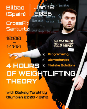 4 Hours of Weightlifitng Theory in Bilbao (January 18, 2026)