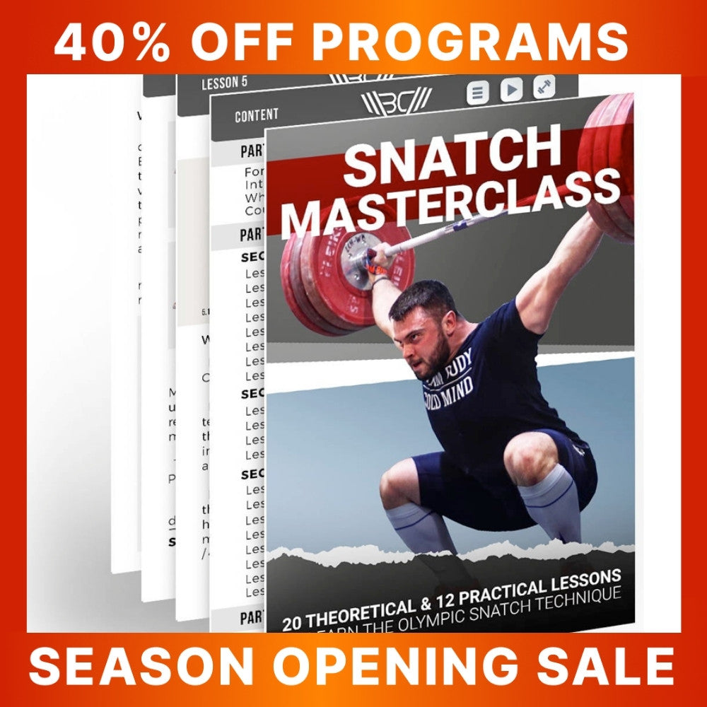 THE OLYMPIC SNATCH MASTERCLASS