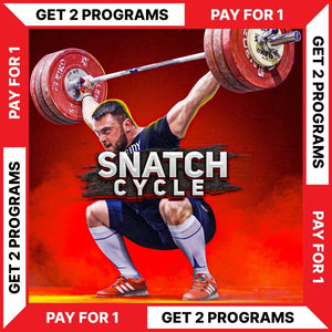 SNATCH CYCLE PROGRAM - BUY 1 - GET 1 FREE (Torokhtiy Weightlifting)
