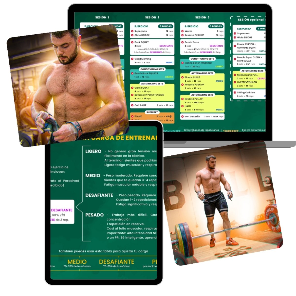 Strength Program ES Collage