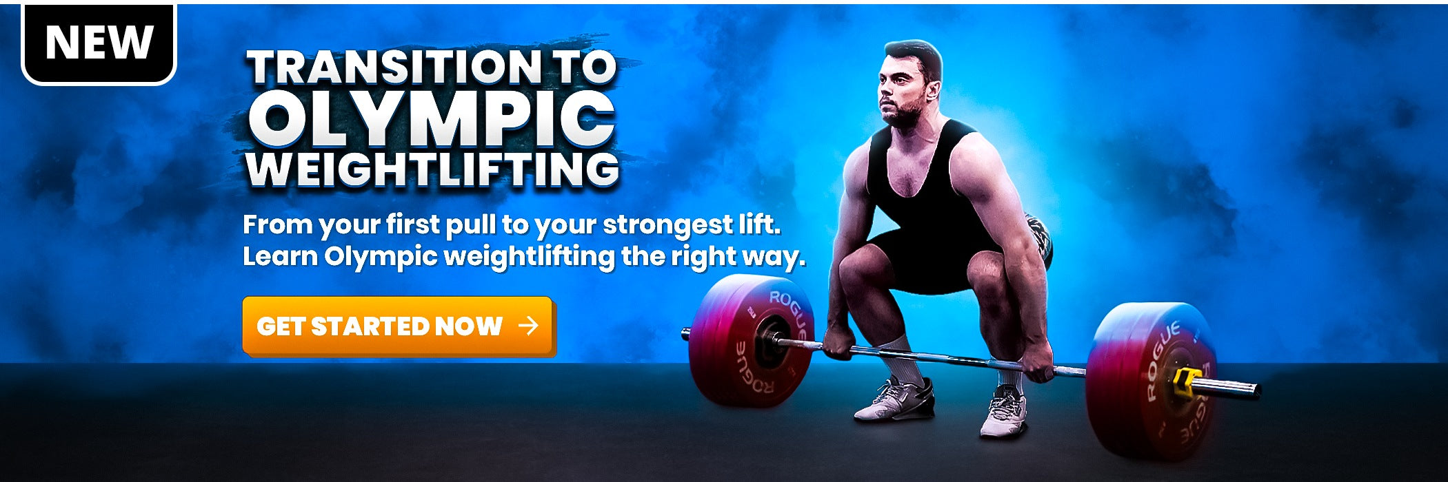 TRANSITION TO OLYMPIC WEIGHTLIFTING PROGRAM BANNER DESKTOP (Torokhtiy Weightlifting)