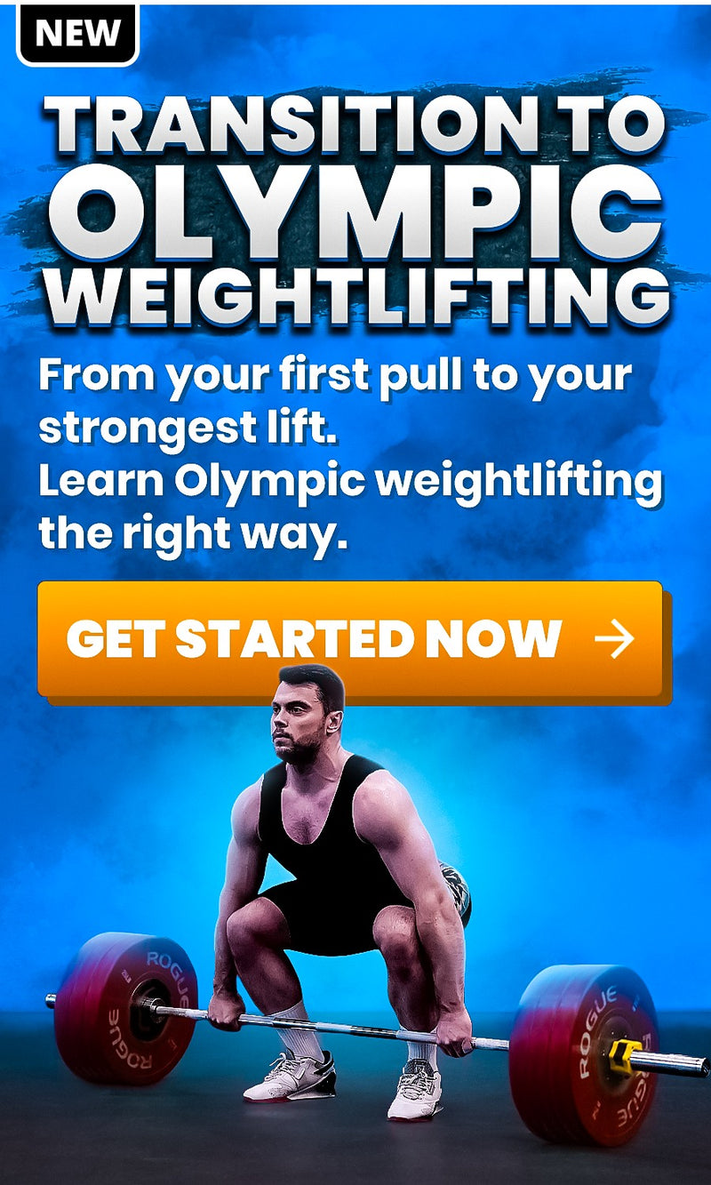 TRANSITION TO OLYMPIC WEIGHTLIFTING PROGRAM BANNER MOBILE (Torokhtiy Weightlifting)