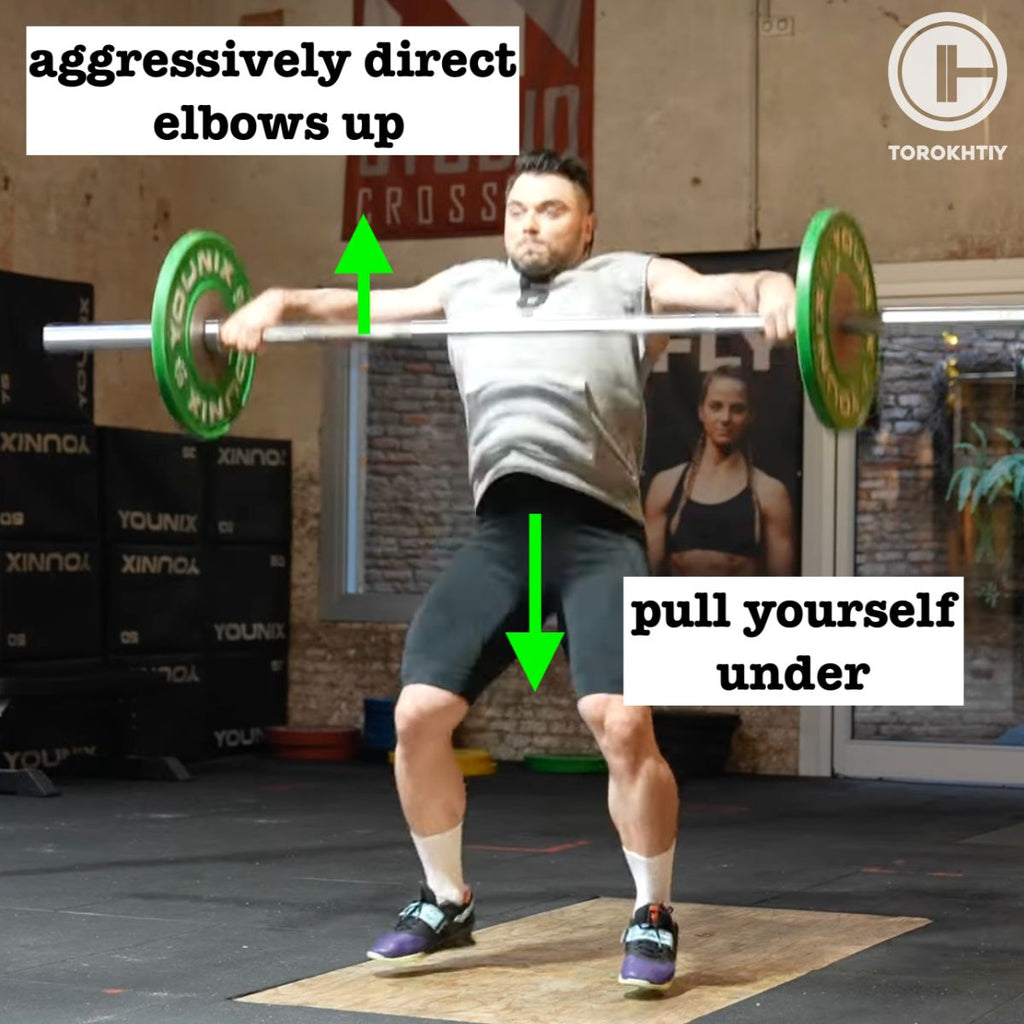 Turnover in Hip Snatch Exercise