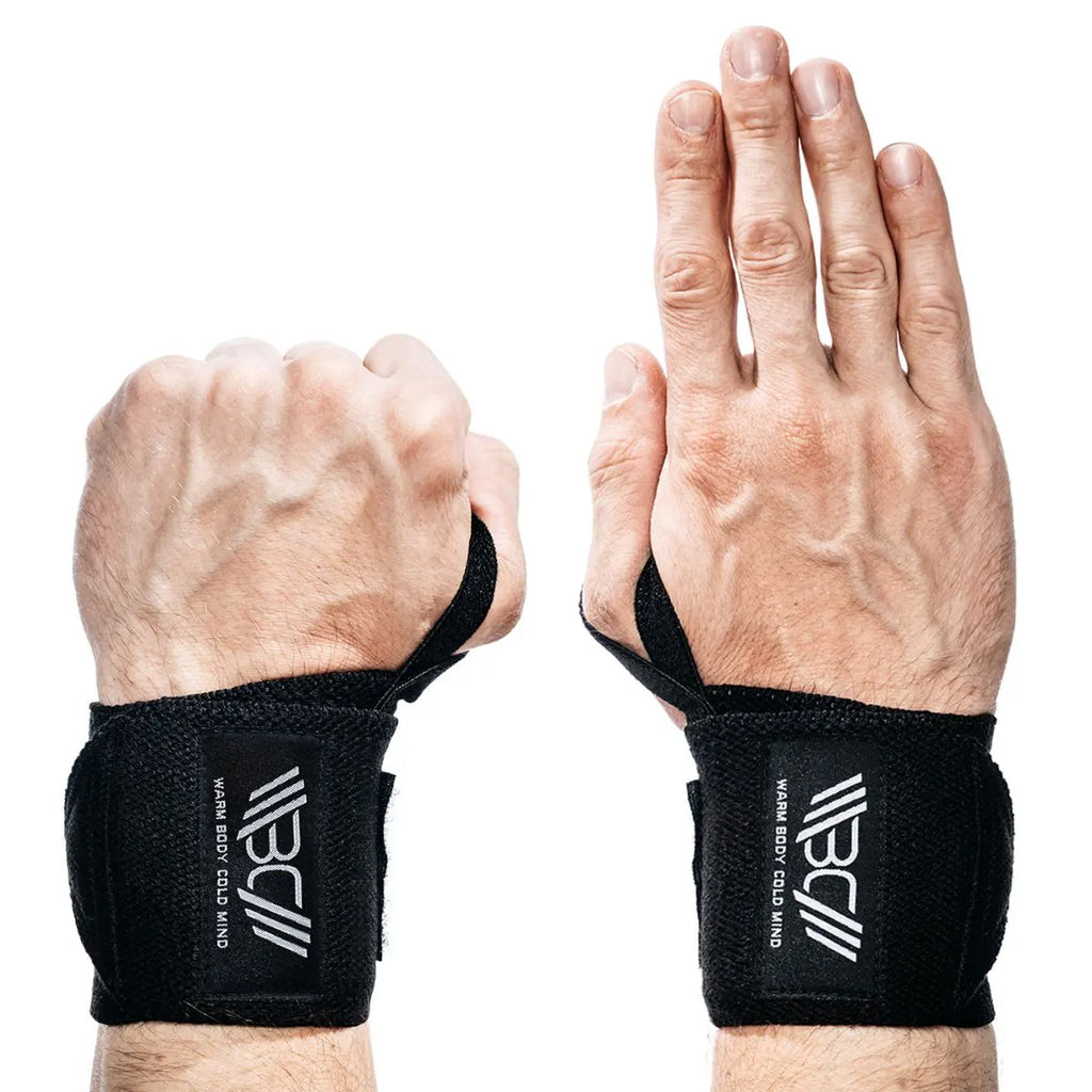 WARM BODY COLD MIND Premium Velcro Wrist Wraps