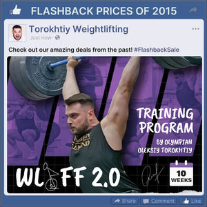WEIGHTLIFTING FOR FUNCTIONAL FITNESS 2.0 PROGRAM - FLASHBACK PRICES (Torokhtiy Weightlifting)