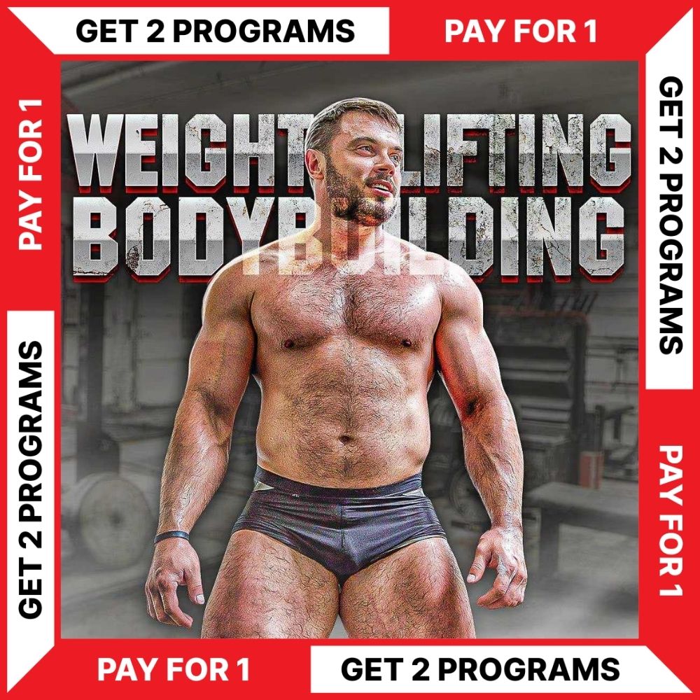 WEIGHTLIFTING BODYBUILDING PROGRAM - BUY 1 - GET 1 FREE (Torokhtiy Weightlifting)