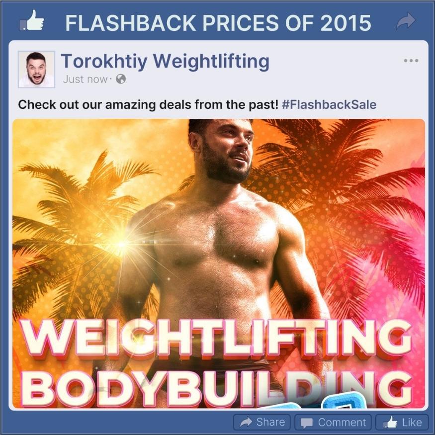 WEIGHTLIFTING BODYBUILDING 2.0 - FLASHBACK PRICES (Torokhtiy Weightlifting)