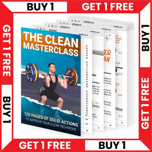 CLEAN MASTERCLASS - BUY 1 - GET 1 FREE (Torokhtiy Weightlifting)